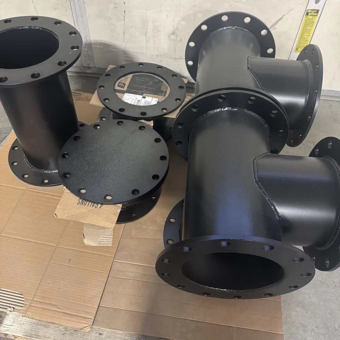 Precision-coated flanged valves finished for an OEM customer